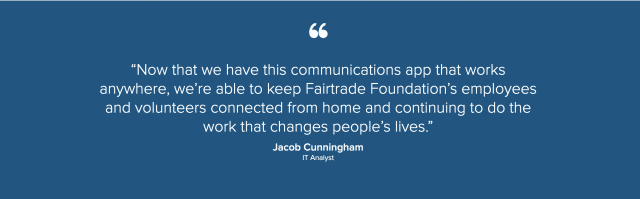 Quote from Jacob Cunningham, Fairtrade Foundation