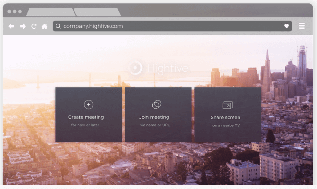 highfive video conferencing software