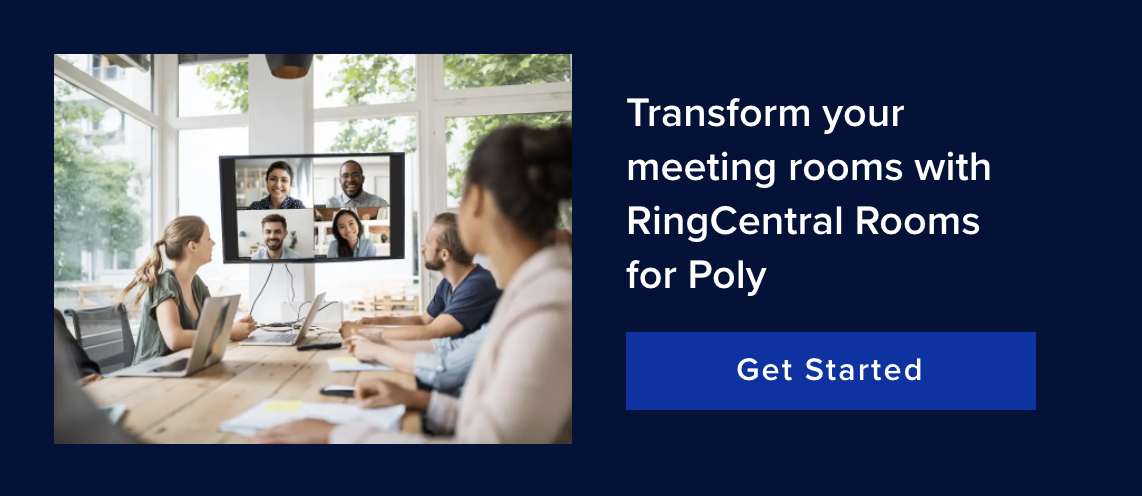 Transform meeting rooms with RingCentral Rooms for Poly