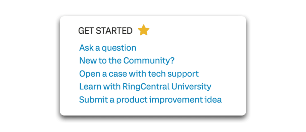 Get Started with RingCentral