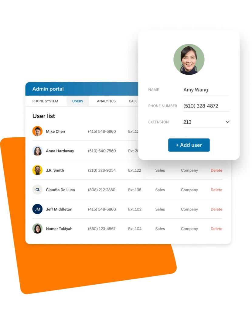 The RingCentral Phone System UI