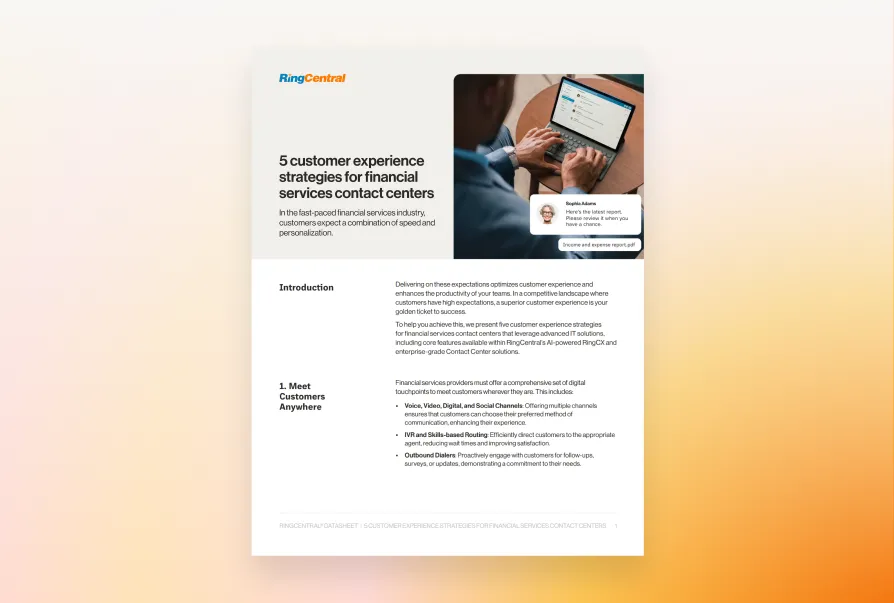 eBook: Customer strategies for financial service contact centers