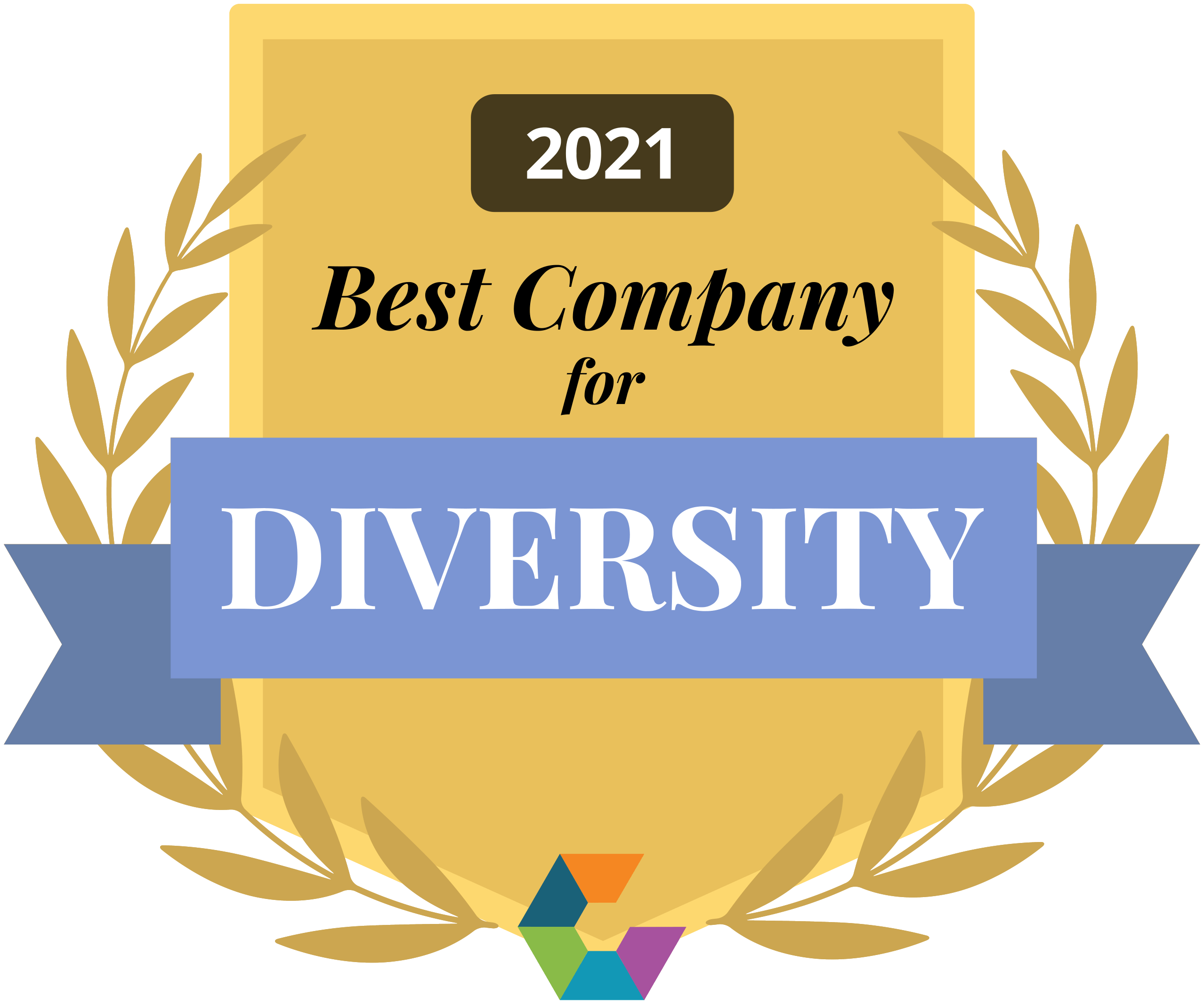 Best company for diversity 2021 badge