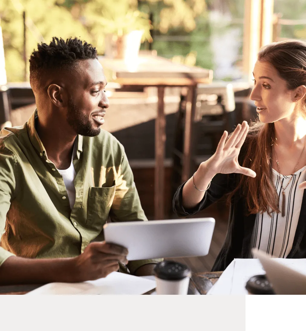 RingCentral employees working together on their tasks