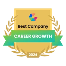 Comparably Best Company for Career Growth
