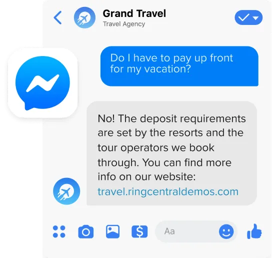 Facebook Messenger Channel for Social Interactions | RingCentral Engage