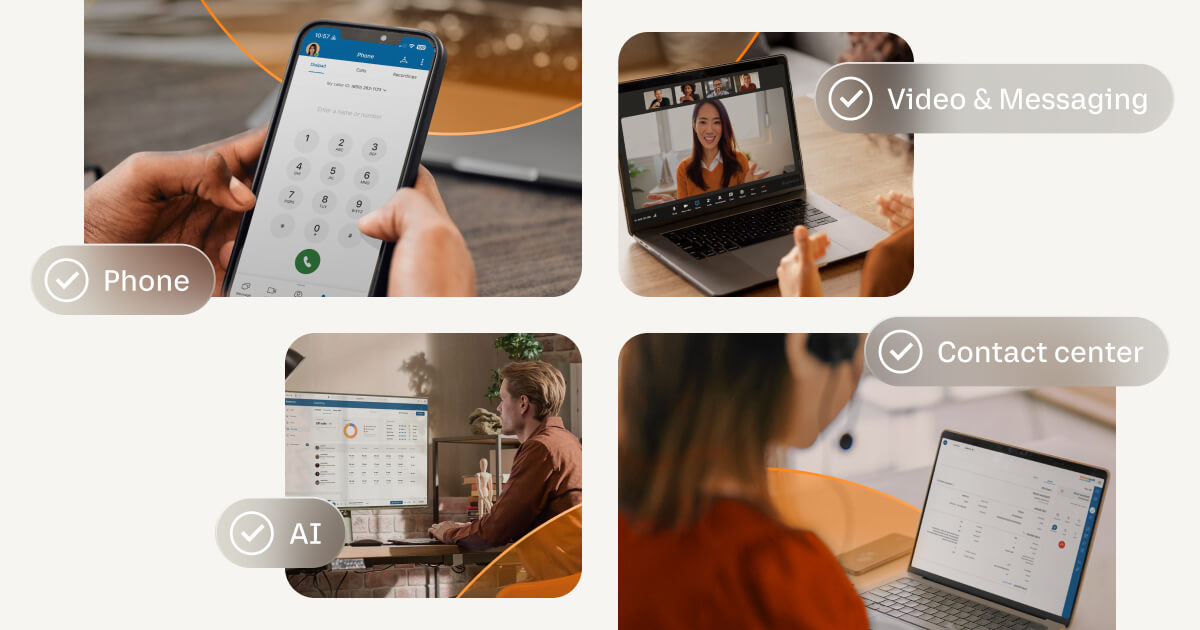Message. Video. Phone. Contact Center. AI Solutions | RingCentral