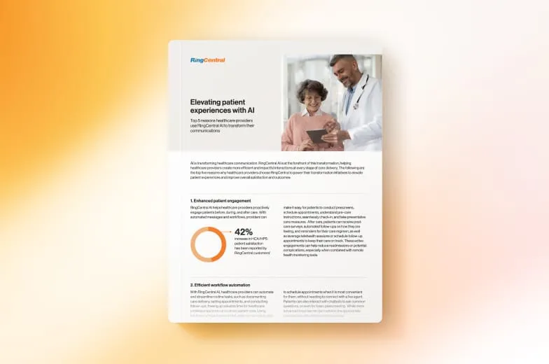 Elevating patient experiences with AI