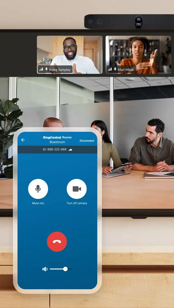 Conference Room Setup for Virtual Meetings | RingCentral Rooms