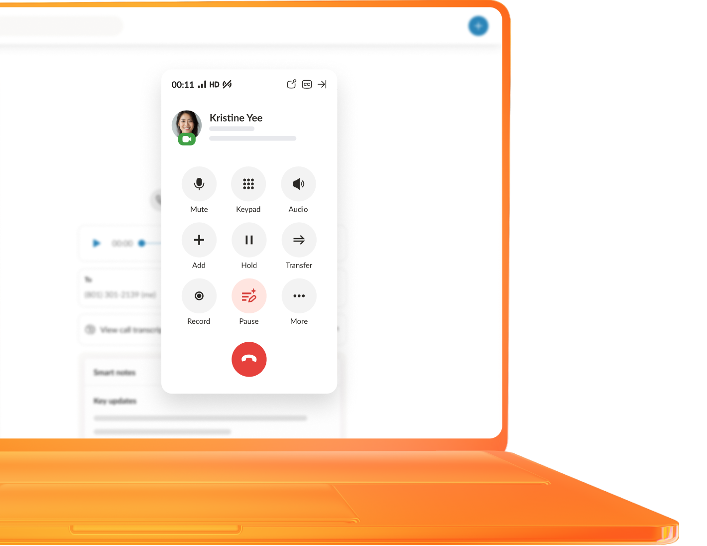 RingCentral dialpad
