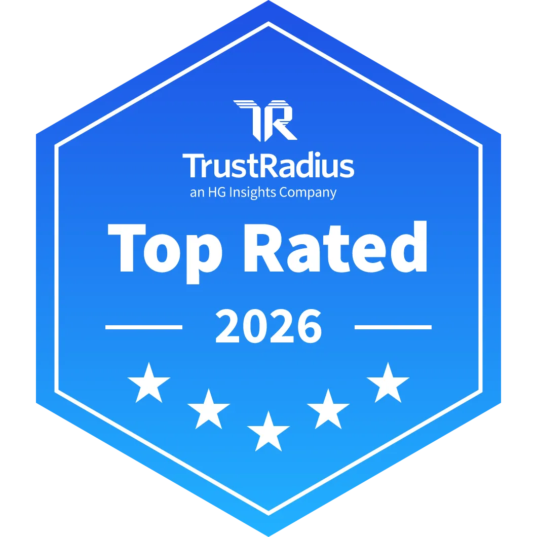 2026 Top Rated by TrustRadius Badge
