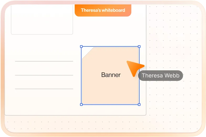 Meeting participant using Whiteboard feature on RingCentral Video