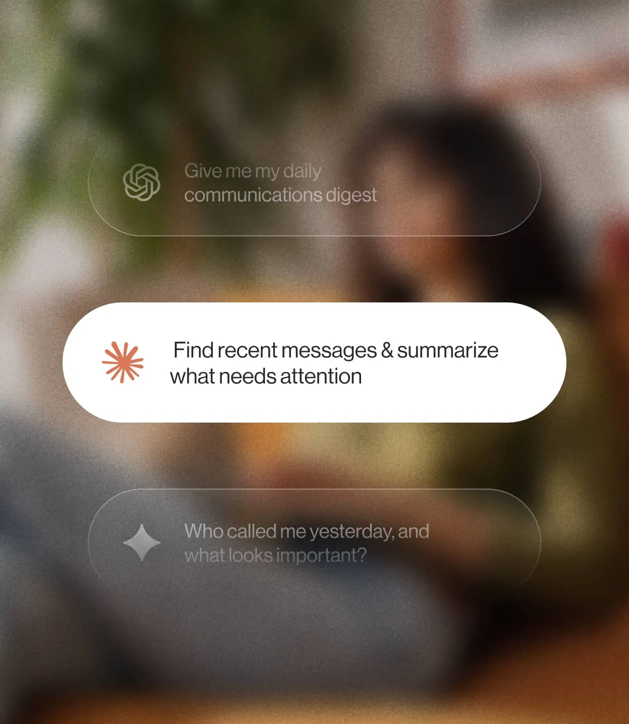 Find recent messages and summarize what needs attention.