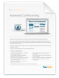 Download the Automatic Call Recording Datasheet
