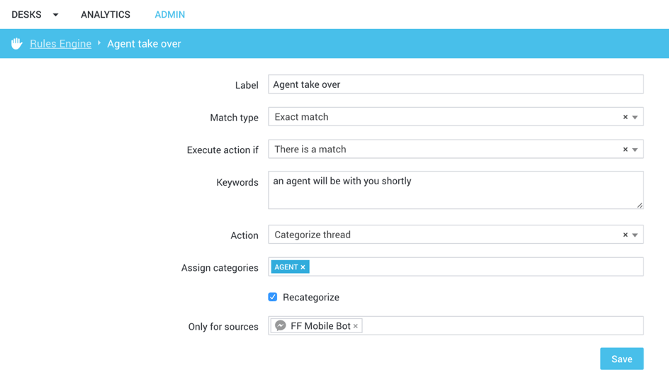 Chatbot Dimelo