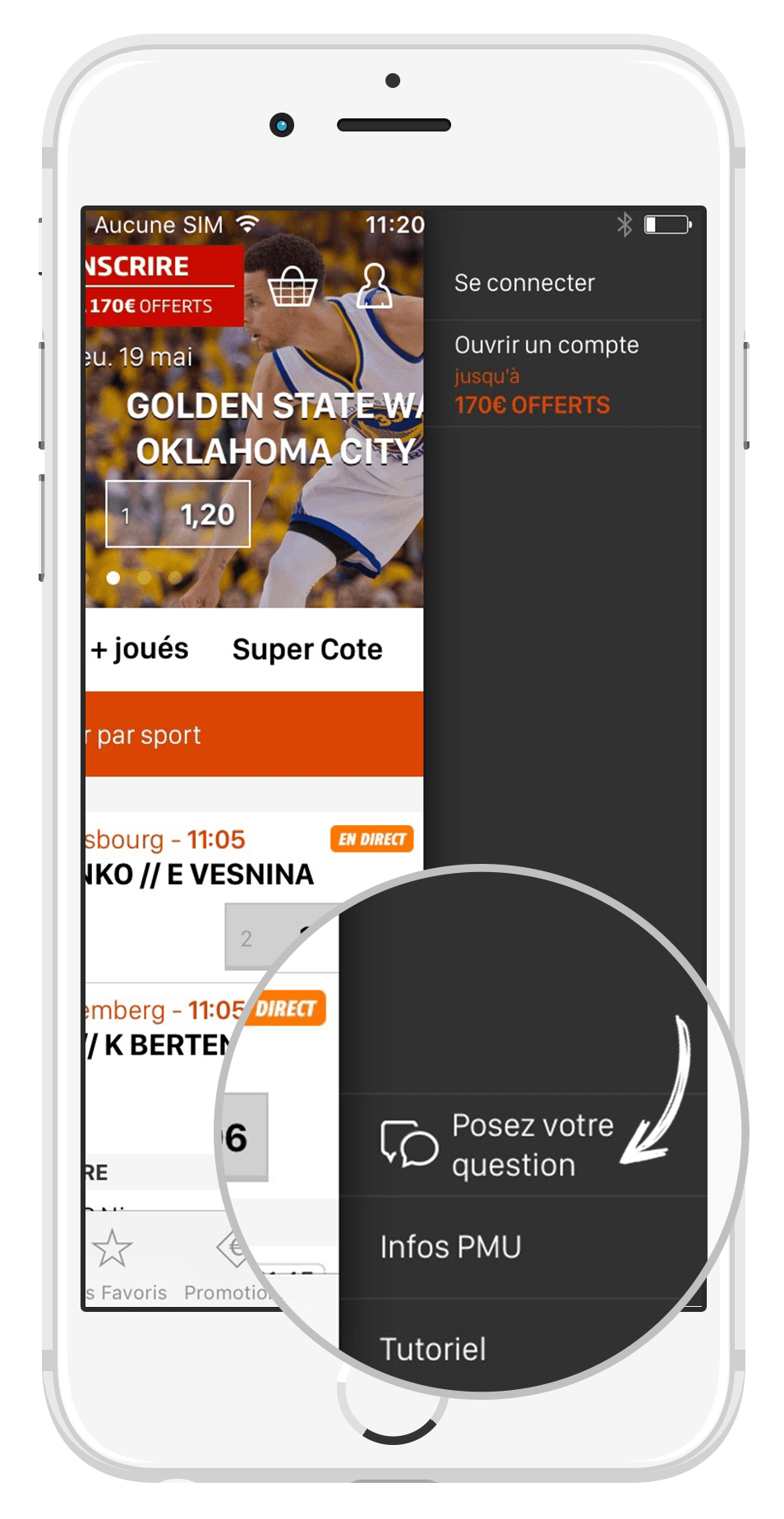 pmu utilise dimelo mobile
