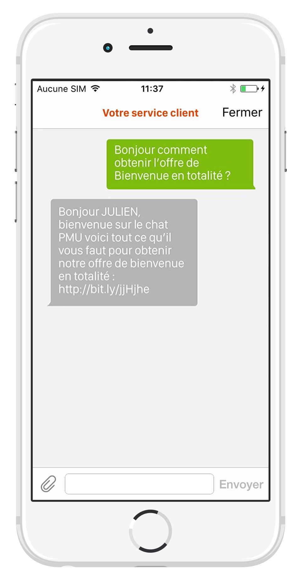 pmu a choisi Dimelo Mobile