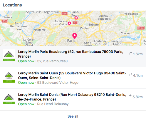 Magasins Leroy Merlin Facebook