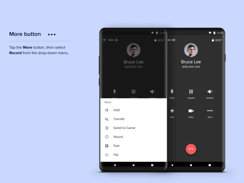 Record a phone call from Android