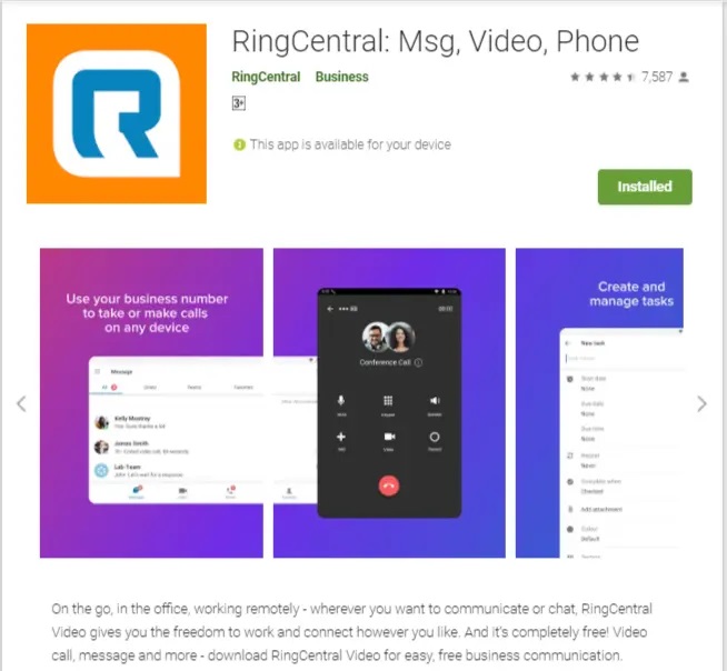 Télécharger l'application Ringcentral