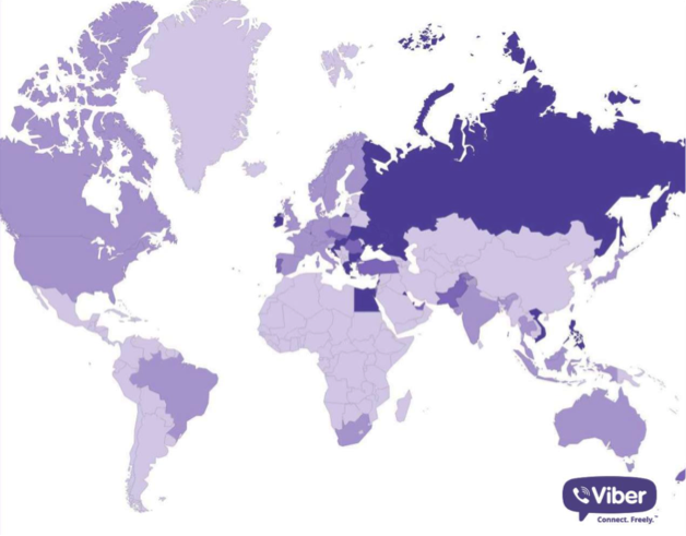 Viber World Map