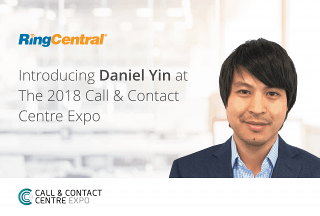 MeetDanielYinattheCall&ContactCentreExpoinExCelLondon