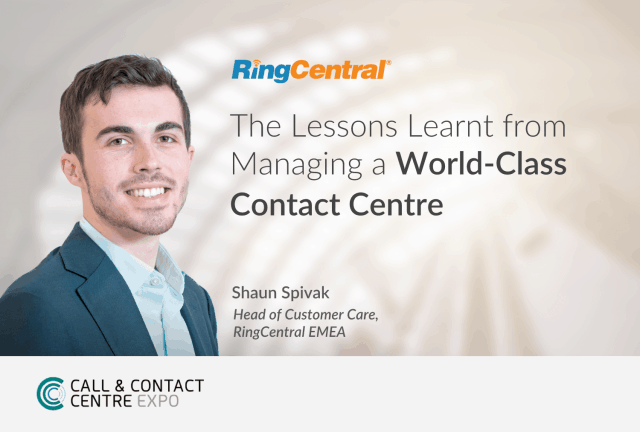 JoinShaunSpivakatCallandContactCentreExpoatExCelLondoninstofMarch