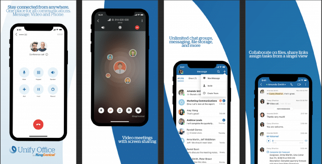 Atos Unify interface on iOS