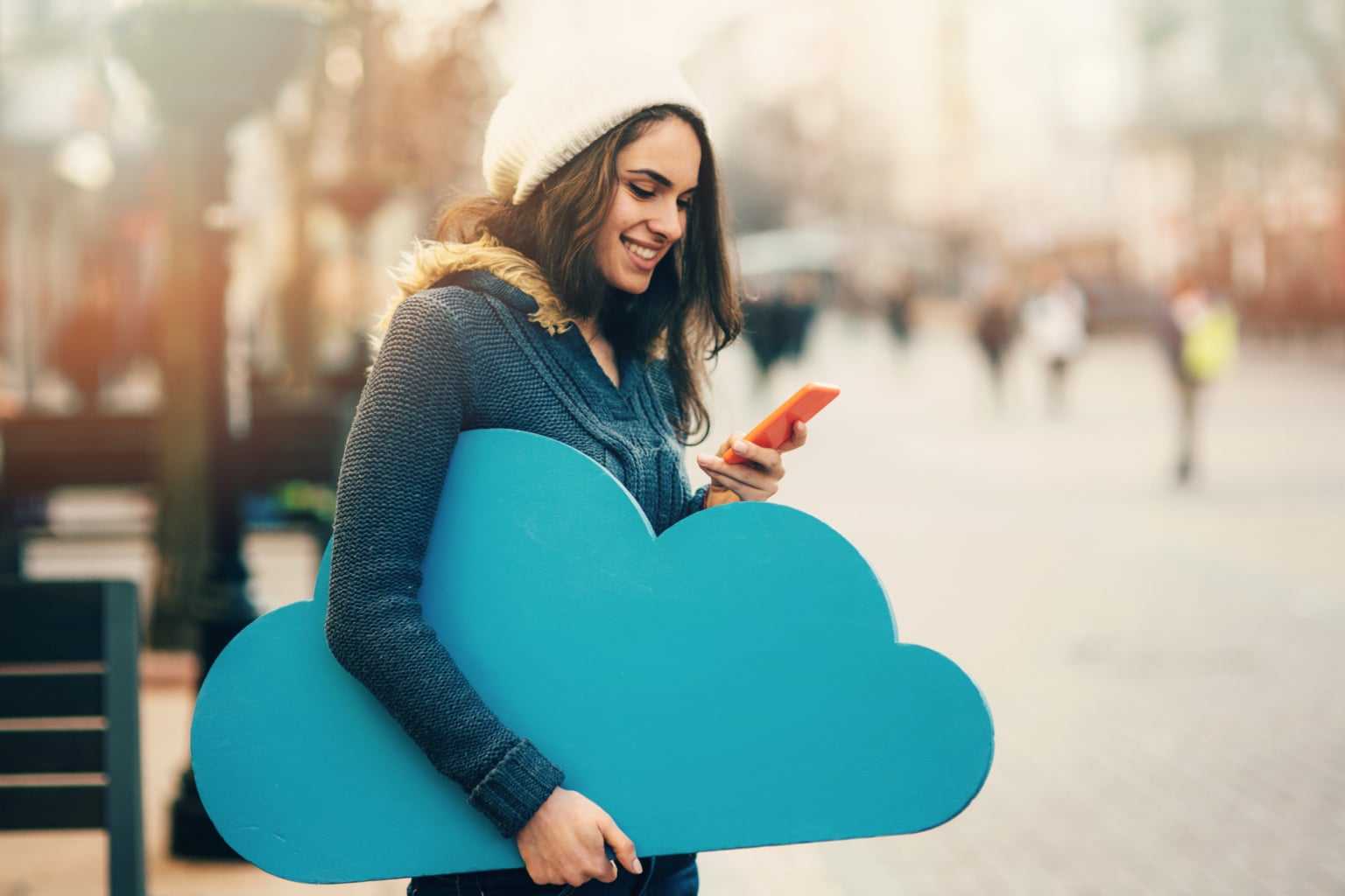 The messaging in the cloud concept