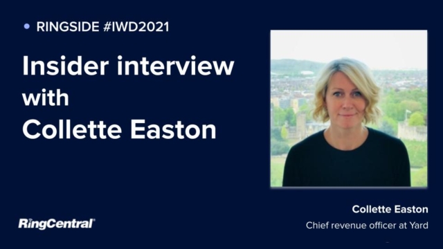Collette Easton Ringside interview with RingCentral