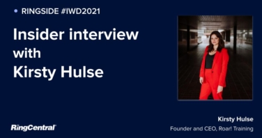 Ringside interview with Kirsty Hulse for international womens day 2021