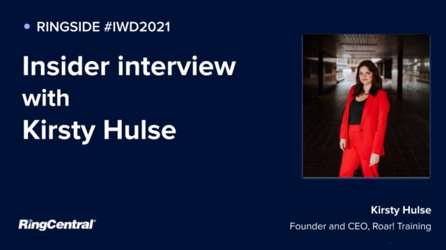 Ringside interview with Kirsty Hulse for international womens day 2021