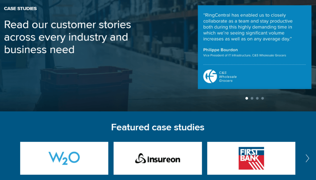 ringcentral customer advocate stories
