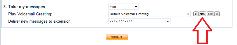 Options for creating a custom voicemail greeting