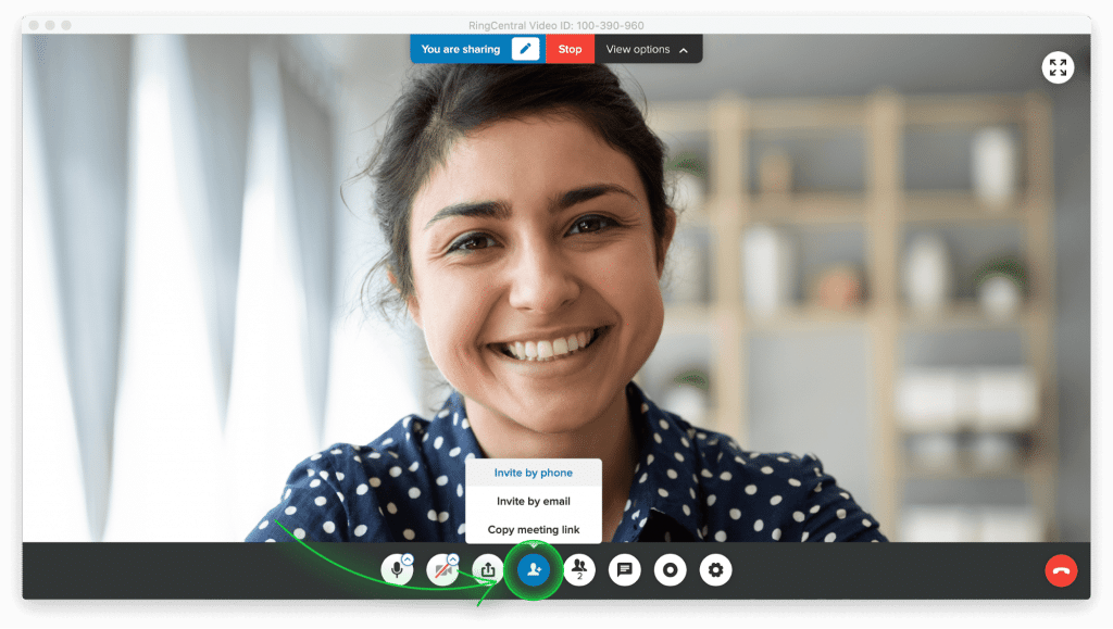 RingCentral Video gives users multiple options for joining a video conference call