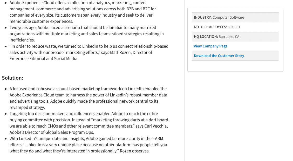 how to write up case study