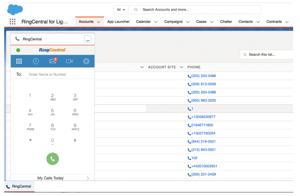 Salesforce’s integration with RingCentral