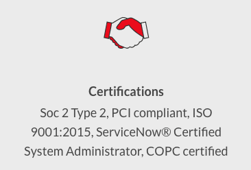 Compliance certification from CGS