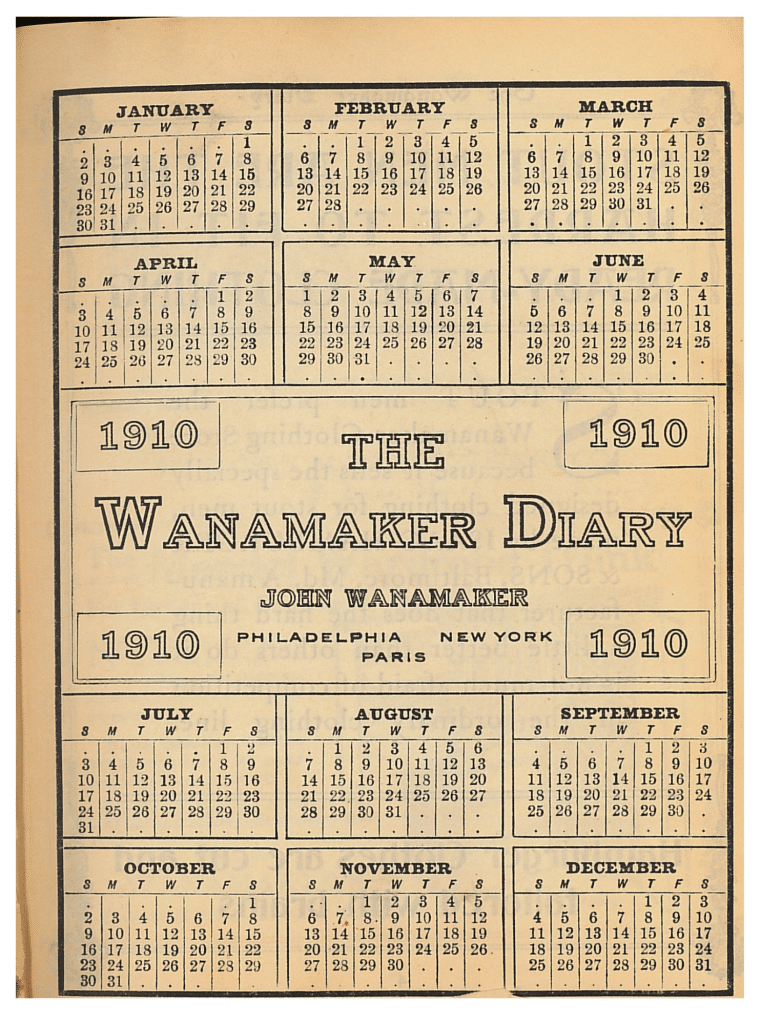 The Wanamaker Diary