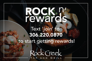 Rock n' rewards “text to join” campaign allowing customers to become part of Rock Creek’s loyalty program