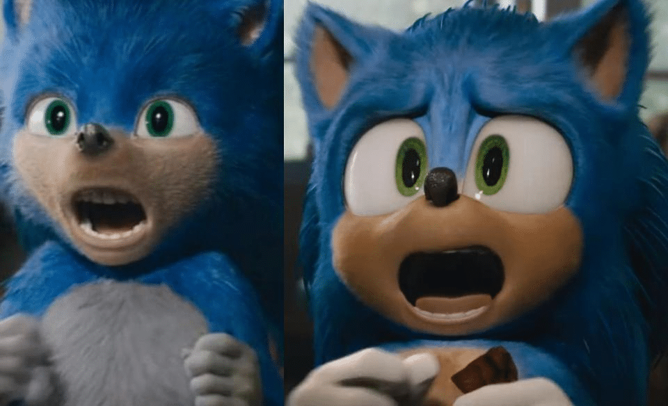 Sonic's human-looking teeth
