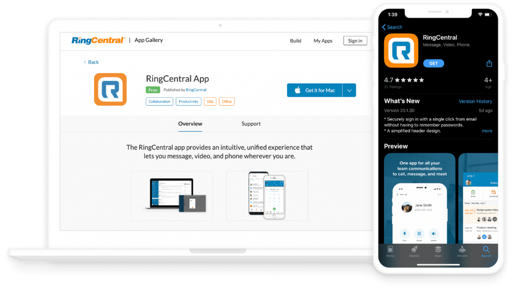 Install the RingCentral app