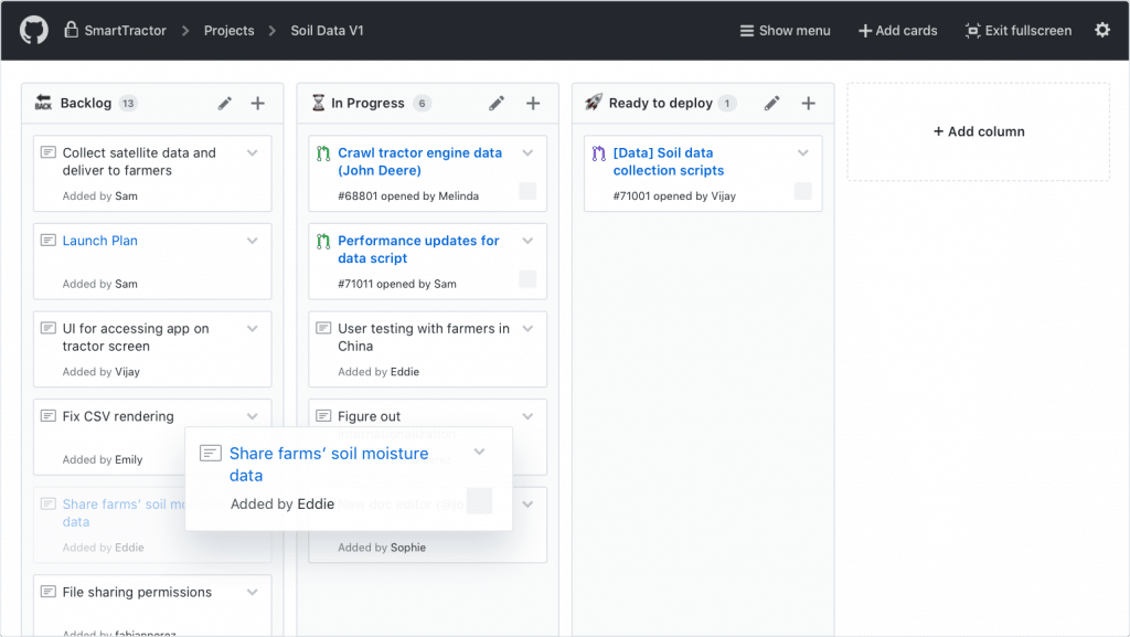 GitHub, a collaborative development platform for building software