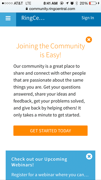 join community