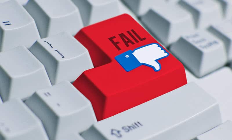 social media fail