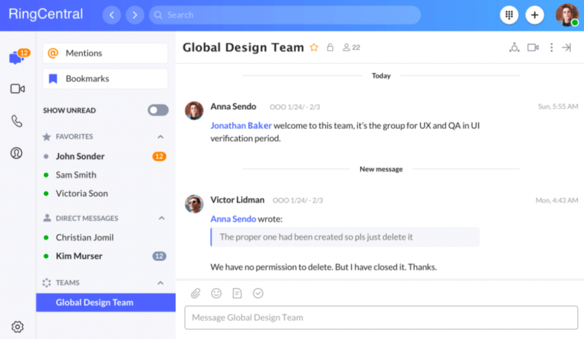 group decision making via team messaging