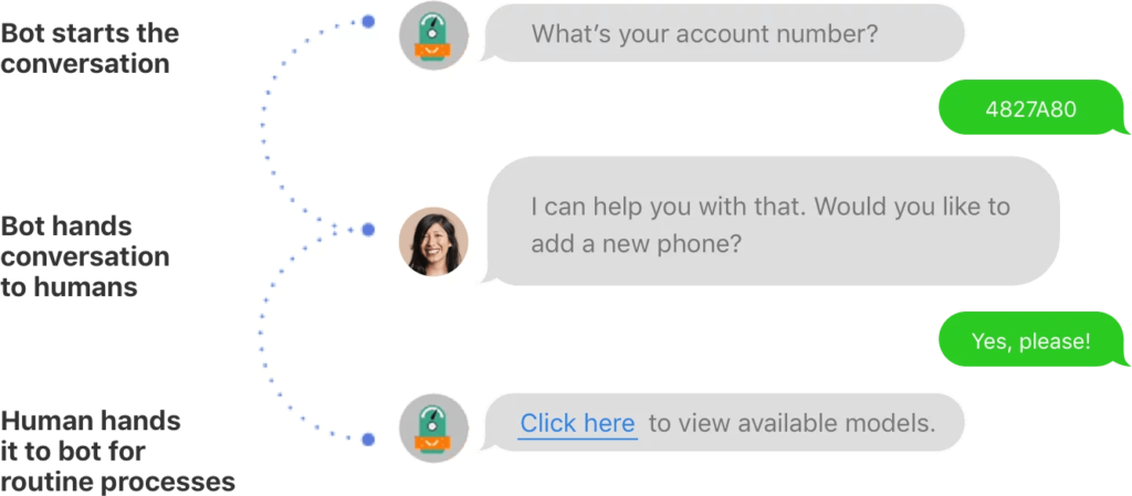 customer chatbot example