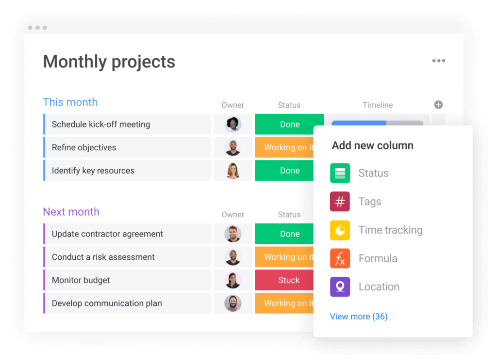 monday project management tool
