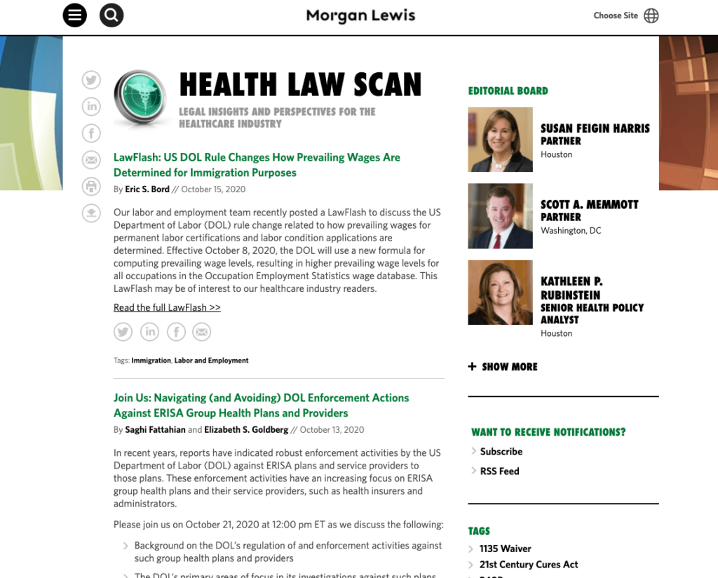law firm blog example