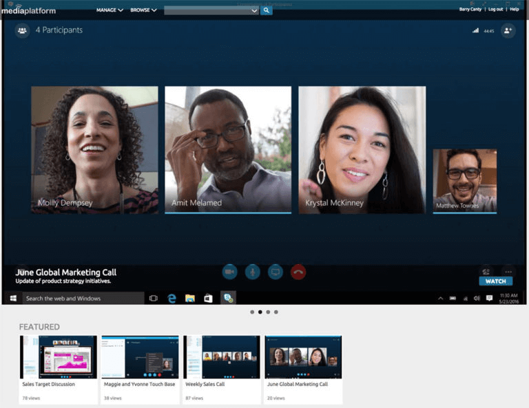 mediaplatform video conferencing